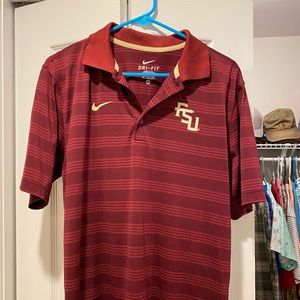 NIKE dri-fit FSU golf shirt